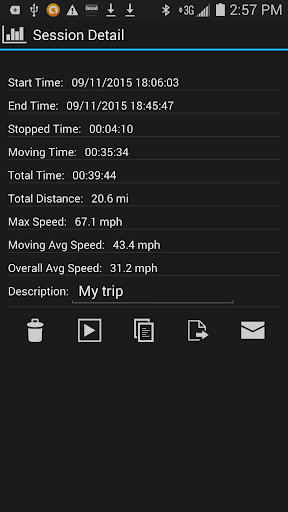 GPS HUD Speedometer - Image screenshot of android app