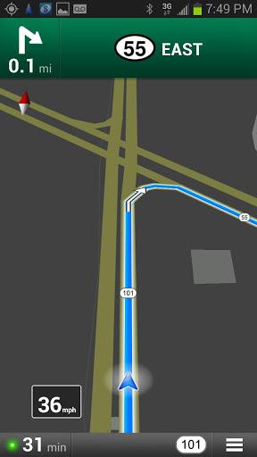 GPS HUD Speedometer - Image screenshot of android app