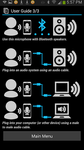 Easy Microphone Free - عکس برنامه موبایلی اندروید