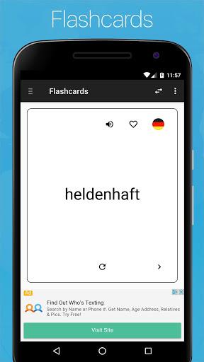 German English Dictionary - Image screenshot of android app