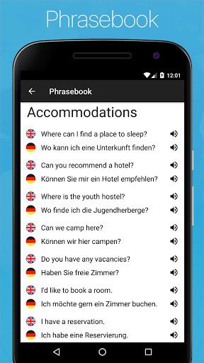 German English Dictionary - Image screenshot of android app