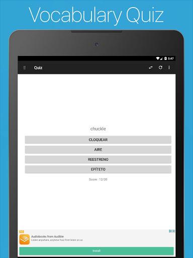 Spanish English Dictionary - عکس برنامه موبایلی اندروید