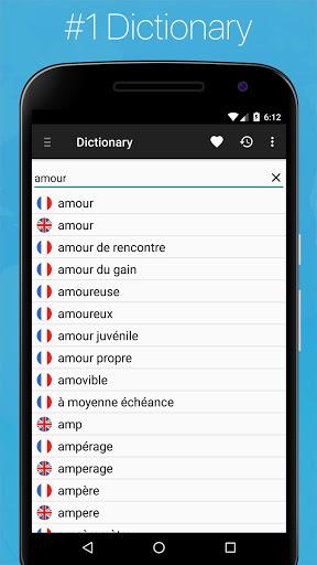 French English Dictionary - Image screenshot of android app