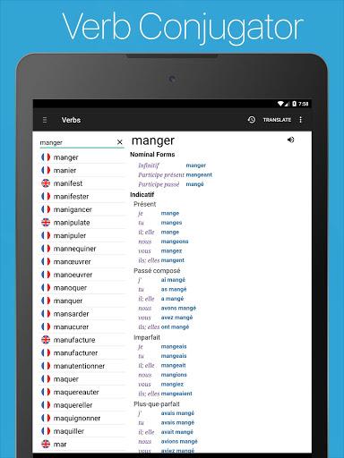 French English Dictionary - Image screenshot of android app