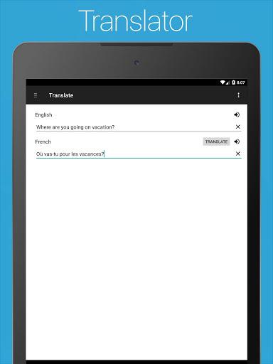 French English Dictionary - Image screenshot of android app