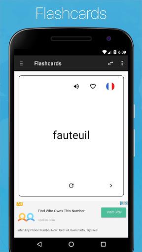 French English Dictionary - Image screenshot of android app