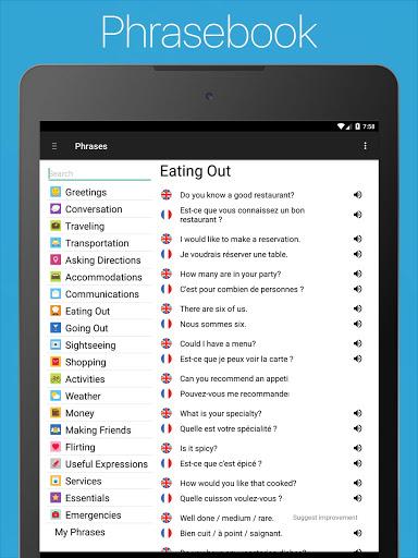 French English Dictionary - Image screenshot of android app