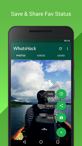 WhatsHack : Status Saver and Read Deleted Messages - Image screenshot of android app