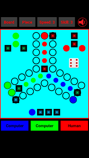 ۳-Player Ludo Mensch - عکس بازی موبایلی اندروید