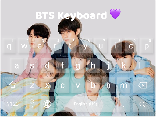 BTS Keyboard Theme - عکس برنامه موبایلی اندروید