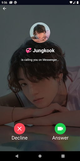 BTS Prank Fake VideoVoice Call - Image screenshot of android app