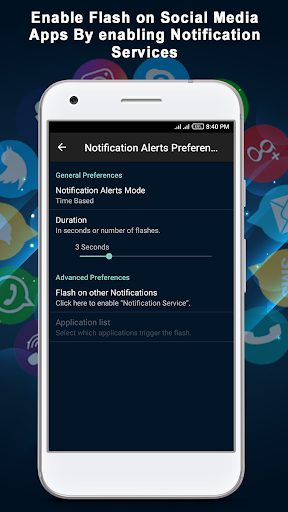 Flash Alert Call SMS - Image screenshot of android app