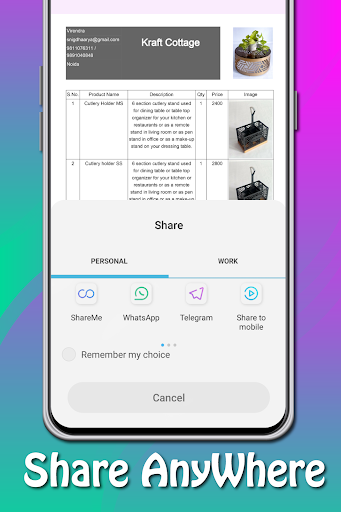 Catalog Maker :Create & Share - Image screenshot of android app