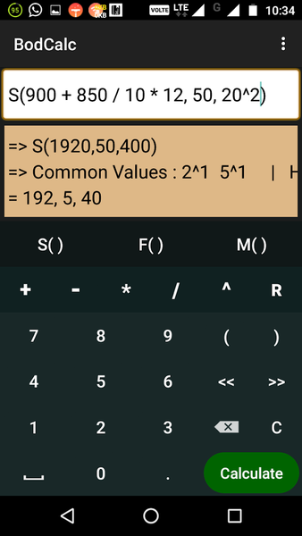 BodCalc - A BODMAS Calculator - عکس برنامه موبایلی اندروید