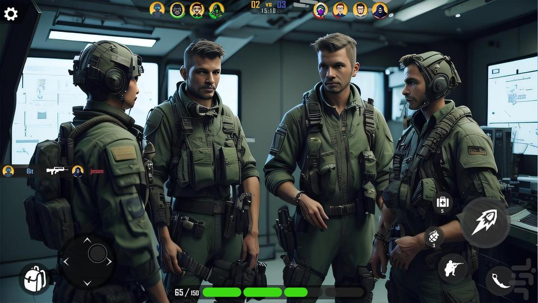 بازی جدید و اکشن -جنگنده ایرانی - Gameplay image of android game