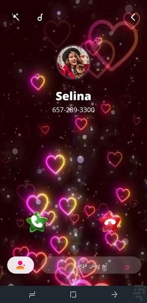 پس زمینه تماس- فلش تماس-حرفه ای - Image screenshot of android app