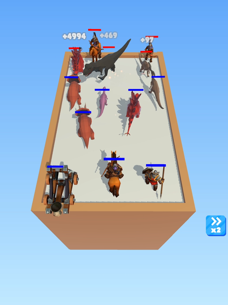 Merge Dino Fighter - عکس بازی موبایلی اندروید