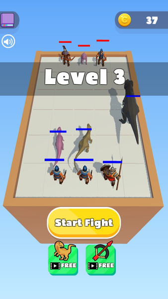 Merge Dino Fighter - عکس بازی موبایلی اندروید