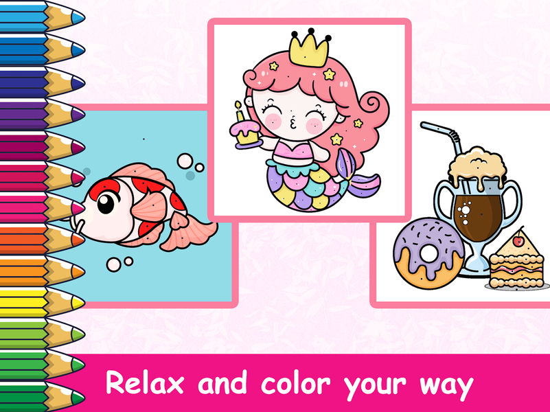 Coloring Pages-Number Coloring - عکس بازی موبایلی اندروید