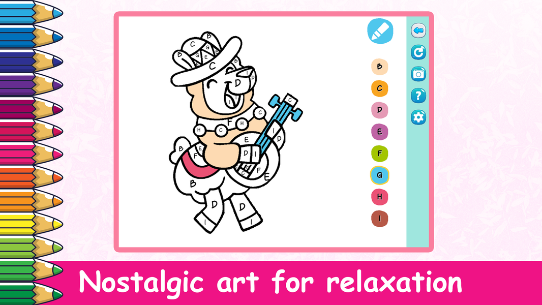 Coloring Pages-Number Coloring - عکس بازی موبایلی اندروید