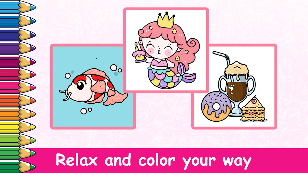Coloring Pages-Number Coloring - عکس بازی موبایلی اندروید