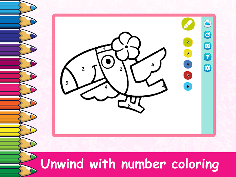 Coloring Pages-Number Coloring - عکس بازی موبایلی اندروید