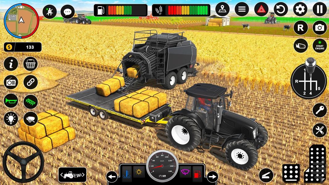 بازی جدید تراکتور سواری - Gameplay image of android game