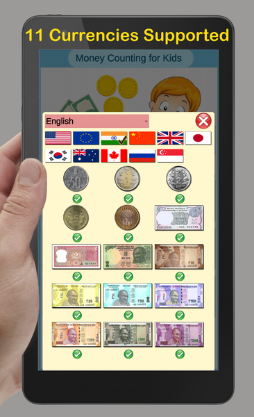 Learn Money Counting - عکس بازی موبایلی اندروید