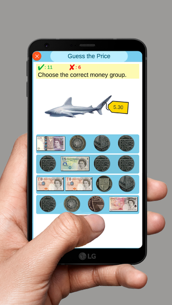 Learn Money Counting - عکس بازی موبایلی اندروید