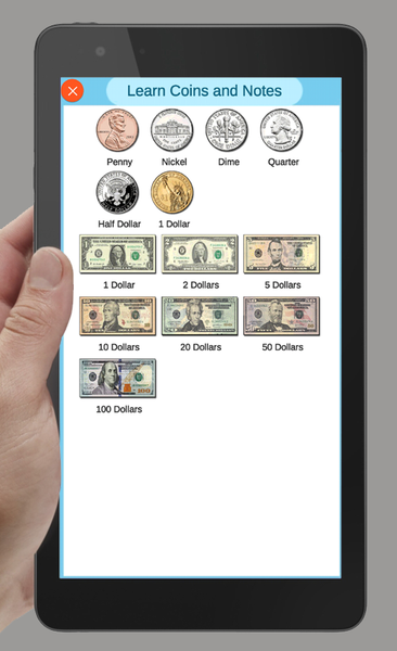 Learn Money Counting - عکس بازی موبایلی اندروید