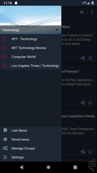 خبرچین - عکس برنامه موبایلی اندروید