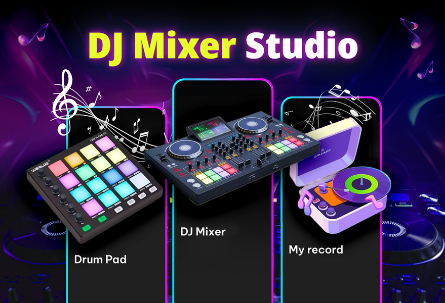 DJ Mixer Studio - Beat Maker - عکس برنامه موبایلی اندروید