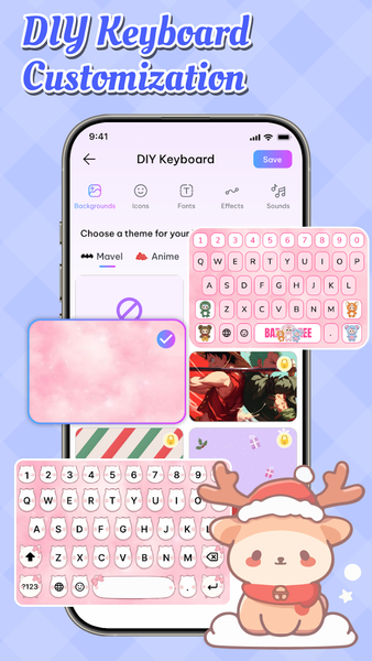 Emoji Font Keyboard & Themes - Image screenshot of android app