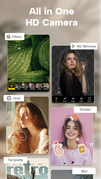 HD Camera: Sweet Selfie Beauty - عکس برنامه موبایلی اندروید