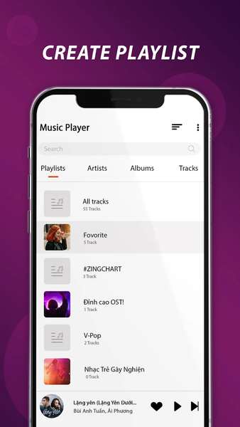 Music Player - Mp3 Player App - عکس برنامه موبایلی اندروید