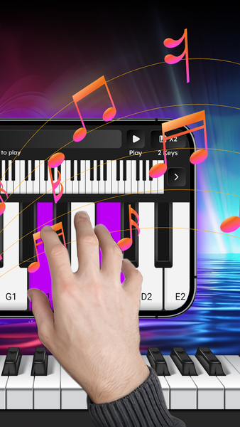Learn Piano: Real Keyboard App - Image screenshot of android app