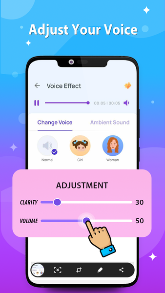 AI Voice Changer Sound Effects - عکس برنامه موبایلی اندروید