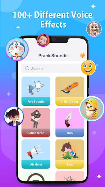 AI Voice Changer Sound Effects - عکس برنامه موبایلی اندروید