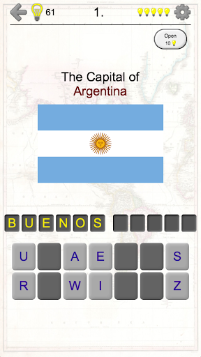 American Countries and Caribbean: Flags, Maps Quiz - Gameplay image of android game