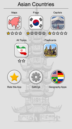 Asian Countries & Middle East - Flags and Capitals - عکس بازی موبایلی اندروید