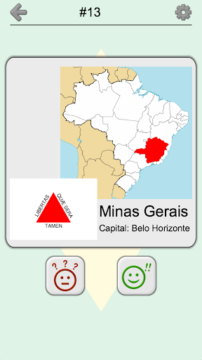 Brazilian States - Quiz about Flags and Capitals - عکس بازی موبایلی اندروید