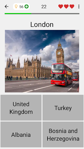 Capitals of the World - Quiz - عکس بازی موبایلی اندروید