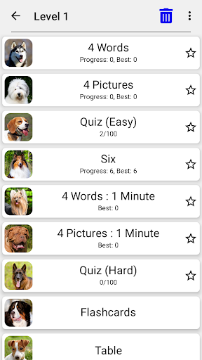 Dogs Quiz - Guess All Breeds! - Gameplay image of android game