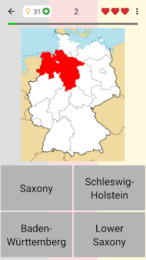 German States - Geography Quiz - عکس بازی موبایلی اندروید