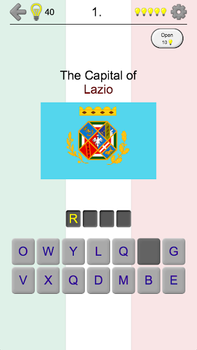 Italian Regions: Flags, Capitals and Maps of Italy - Gameplay image of android game