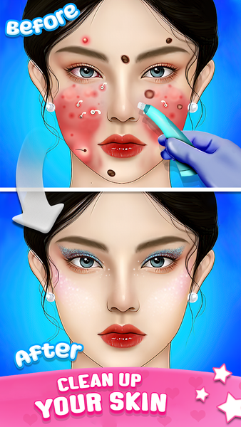 ASMR Doctor Game: Makeup Salon - Gameplay image of android game