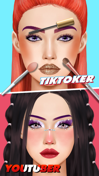 ASMR Makeover: Makeup Games - Gameplay image of android game