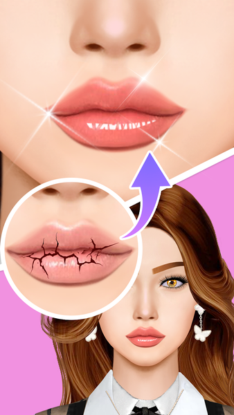 ASMR Makeover: Makeup Games - Gameplay image of android game