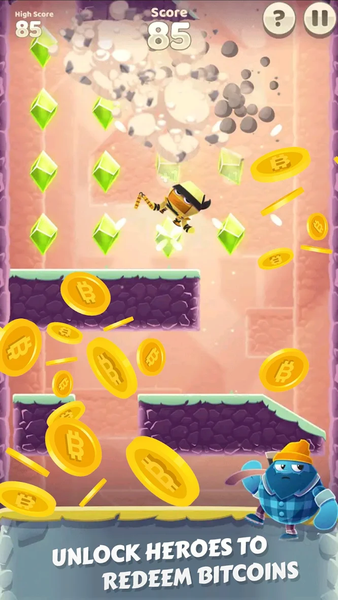 Crypto Canyon Mining Adventure - Gameplay image of android game