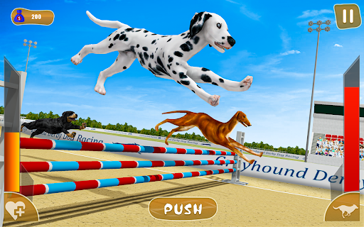 Pet Dog Simulator games offline: Dog Race Game - Image screenshot of android app